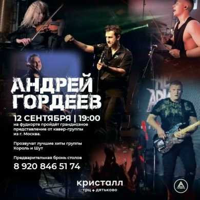 Выступление группы Андрей Гордеев
